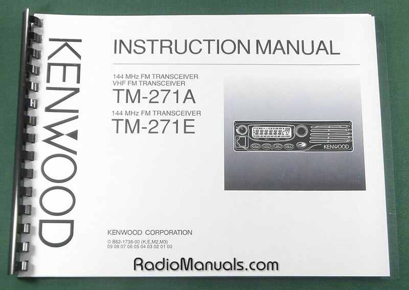 Kenwood TM-271A/E Instruction Manual